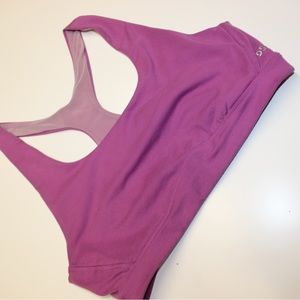 Purple DSG athletic sports bra
